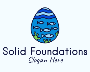 Marine Fish Egg Logo