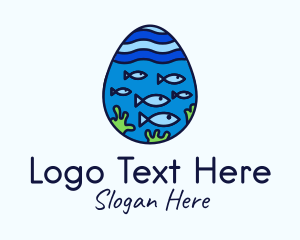 Marine Fish Egg Logo