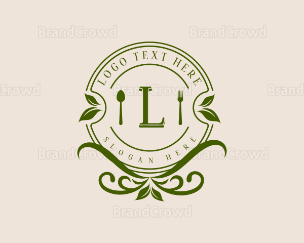 Gourmet Salad Restaurant Logo