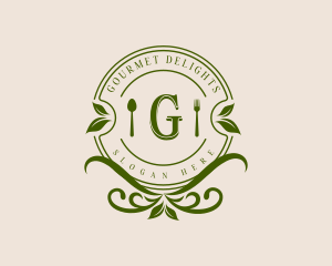 Gourmet Salad Restaurant logo design