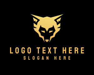 Enterprise - Gold Wild Fox logo design