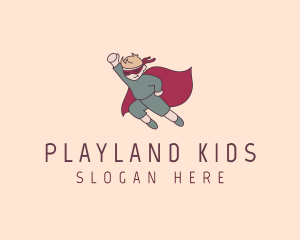 Kid - Boy Superhero Kid logo design