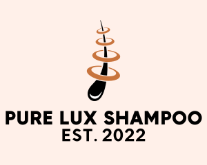 Shampoo - Hair Shampoo Treatment logo design