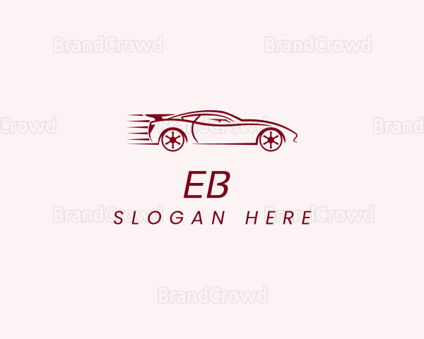 Sports Car Racing Transport Logo