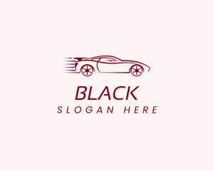 Machine - Sports Car Racing Transport logo design