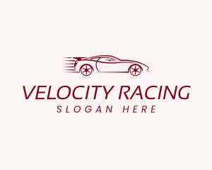 Sports Car Racing Transport logo design