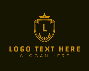 High End - Imperial Crown Shield logo design