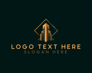 Rental - Luxury Building Structure logo design