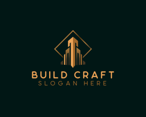 Luxury Building Structure logo design