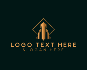 Condo - Luxury Building Structure logo design