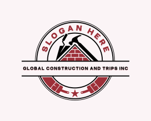 Construction Carpentry Builder logo design