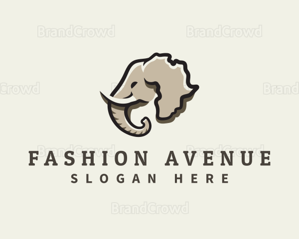 Elephant Animal Africa Logo