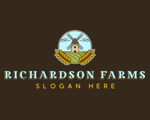 Wheat Mill Farm logo design