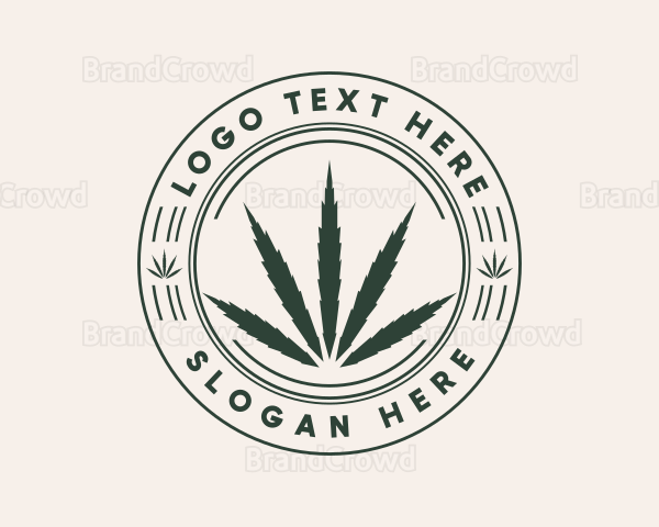 Herbal Cannabis Plant Logo | BrandCrowd Logo Maker