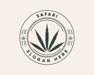 Cbd - Herbal Cannabis Plant logo design