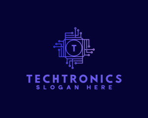 Electronics - Electronics Circuit Tech logo design