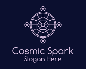 Cosmic Sun Jewel logo design