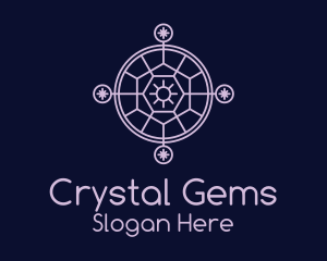 Cosmic Sun Jewel logo design