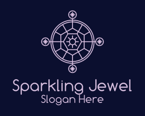 Cosmic Sun Jewel logo design