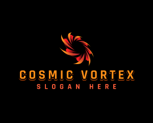 Vortex - Blade Spiral Vortex logo design