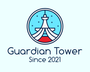 Seattle Tower Badge logo design