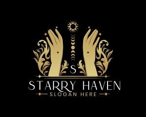 Celestial - Luxury Celestial Hand logo design