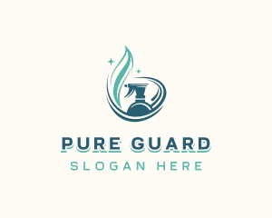 Disinfection - Cleaning Sprayer Disinfection logo design