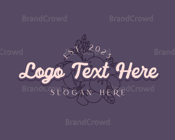 Floral Stylish Fashion Logo