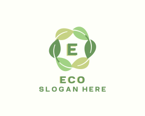 Eco Nature Leaf logo design