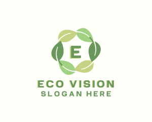 Eco Nature Leaf logo design