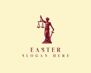 Sword - Scales Legal Justice logo design