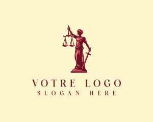 Woman - Scales Legal Justice logo design