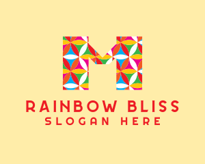 Lgbtq - Multicolor Artist Letter logo design