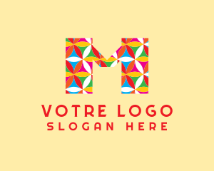 Paint And Sip - Multicolor Artist Letter logo design