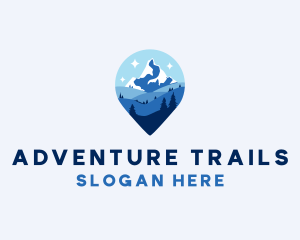 Travel Mountain Destination  logo design