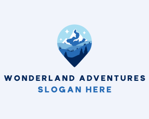 Travel Mountain Destination  logo design