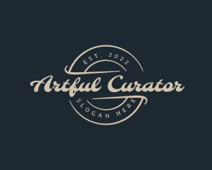 Retro Generic Cursive logo design