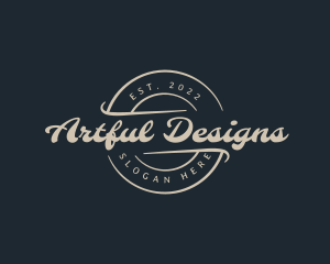 Retro Generic Cursive logo design