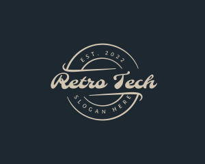 Retro Generic Cursive logo design