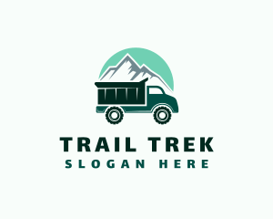 Hike - Quarry Mountain Truck logo design