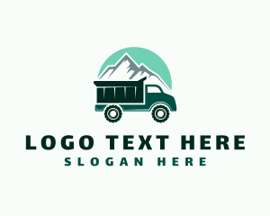 Quarry - Quarry Mountain Truck logo design