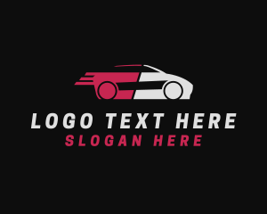 Drag Racing - Fast Racing Car logo design