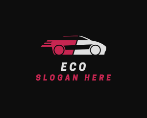 Road Trip - Fast Racing Car logo design