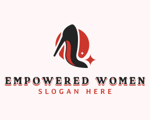 Women - Elegant High Heels logo design