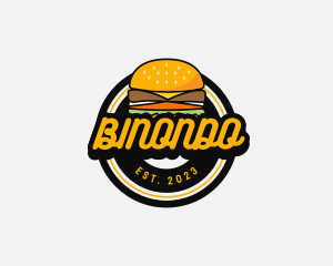 Retro Burger Diner Logo