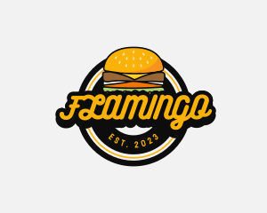 Retro Burger Diner Logo