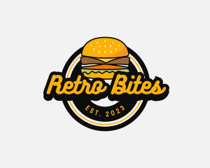 Retro Burger Diner logo design