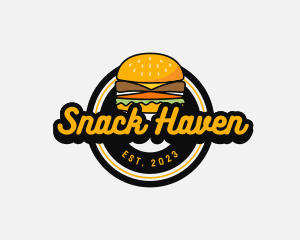 Retro Burger Diner logo design