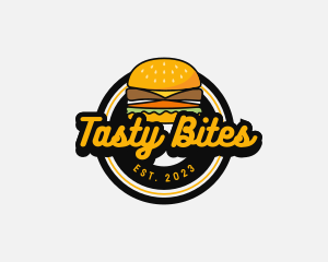 Retro Burger Diner logo design