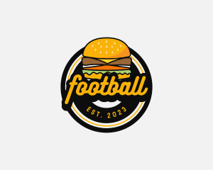 Badge - Retro Burger Diner logo design